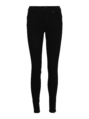 VERO MODA Dżinsy damskie, czarny, (XL) W / 32L