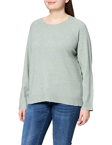 ONLY Damski sweter z dzianiny jednokolorowy, Chinois Green, L