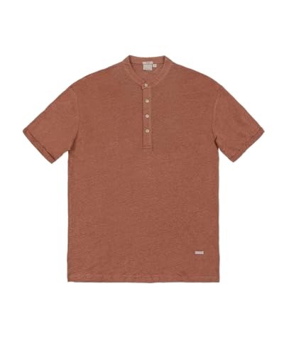Gianni Lupo GL525L koszulka męska, cegła, XL, ceglana czerwień, Cegłowa Czerwień
