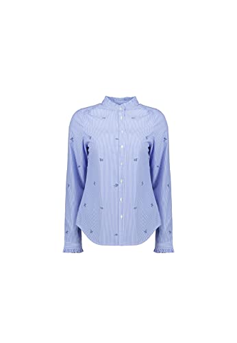 Springfield Bluzka w Paski Haftowane Kwiatowa, Średni Niebieski, 34