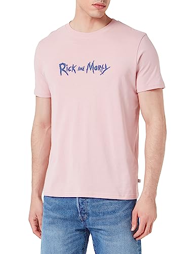 Q/S by s.Oliver Męski T-shirt z krótkim rękawem, Rosa, M