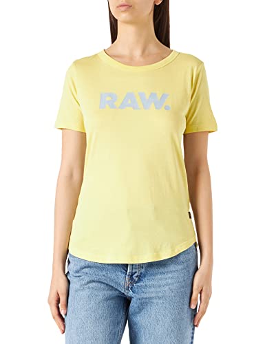 G-STAR RAW Damska koszulka Raw. Slim R T Wmn, żółty (Lemonade 4107-504), M