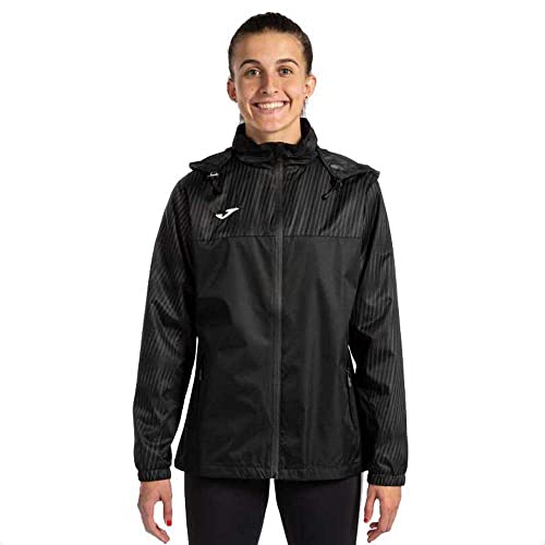 Joma Damska kurtka przeciwdeszczowa Montreal, czarny, XL