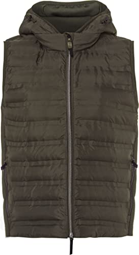 BRAX Style Fay Długa kurtka damska, Ciemna oliwkowa zieleń, 42