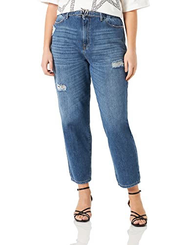 Pinko Flexi Maddie Mom Denim Slouchy Dżinsy Damskie, Pju_pranie Vintage Średni, 27