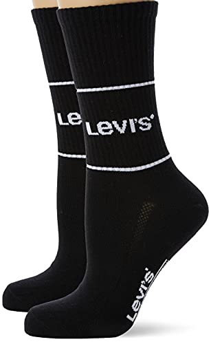 Levi's Logo Sport Unisex Krótkie Skarpety Krótkie Skarpetki Mieszane, czarny, 43/46 EU