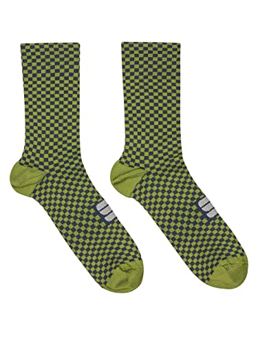 Sportful Męskie skarpety Checkmate Guacamole Blue Sea, S