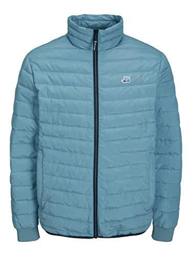 JACK & JONES Męska kurtka pikowana Jcologan Puffer Collar, Mountain Spring, M
