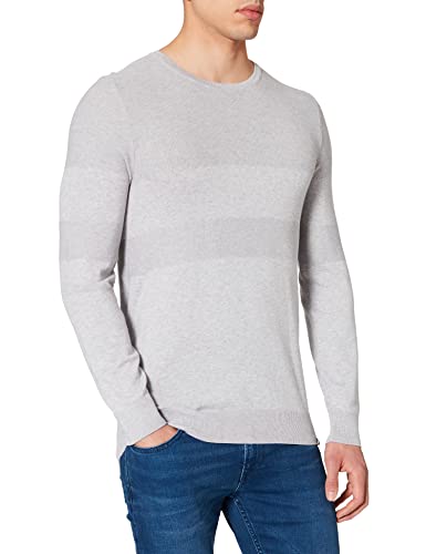 BRAX Style Rick Sweter Męski, Platyna, 52