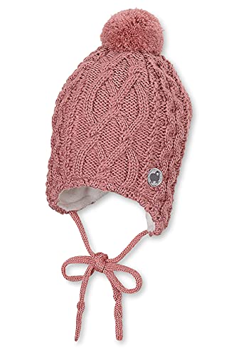 Sterntaler Strickmütze Zopfmuster Czapka dla dzieci, Kolor: różowy, 45