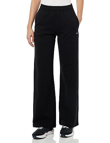 Champion Legacy American Classics W-Light Stretch Fleece High-Waist Wide Leg Spodnie Kombinezon Damskie, Czarny, XXL