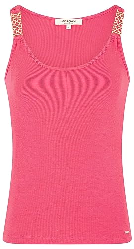 Morgan damski top DUA różowy TS, Fluorescencyjny róż, S