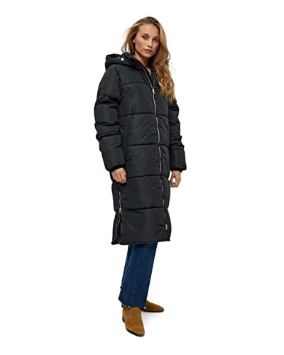 Minus Damska kurtka puchowa Alexis Long, 100 Czarny, 34