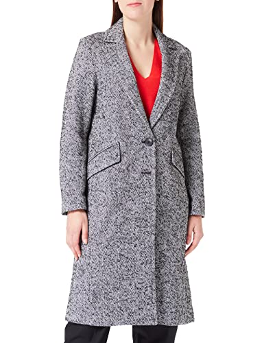 Sisley Damski płaszcz 2GV8LN026 Dress Coat, Dark Grey 911, 38, Ciemnoszary 911, 38