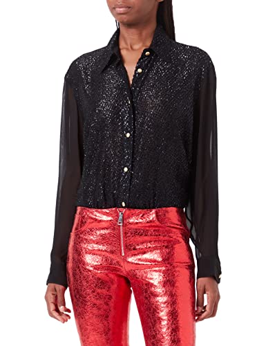 Just Cavalli Koszulka damska, 900 czarna, 18 (XXL)