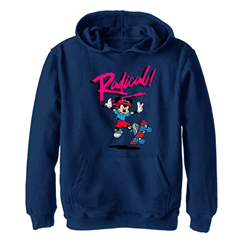 Disney Chłopięca bluza z kapturem Rad Mickey, Navy Heather, L