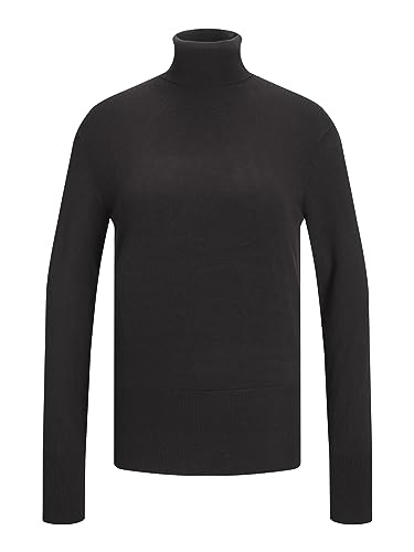 JACK & JONES Damski sweter Jjxx Jxava Ls Soft Roll Neck Knit Noos, czarny, M