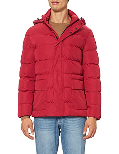 Geox M Hilstone Męska kurtka JKT - Red Dahlia. - 46, Czerwony (Red Dahlia), 44