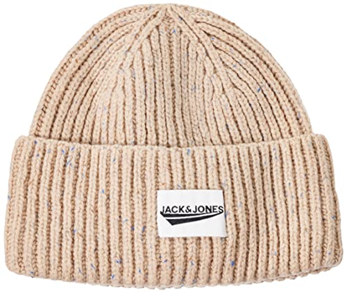 Jack&JONES Męska czapka typu beanie Jacinar Knit Beanie, Crockery, One Size