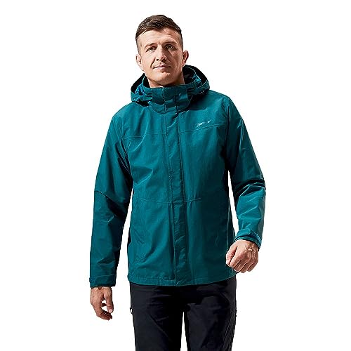 Berghaus Męska kurtka Hillwalker Interactive Shell, Głęboki ocean, L