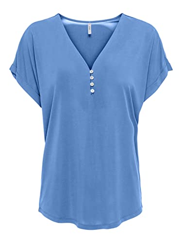 Onlfree S/S MODAL Placket TOP JRS, Prowansja, S