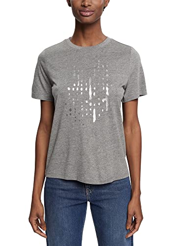 ESPRIT Collection Damska koszulka 112EO1K324, 039/MEDIUM Grey 5, L