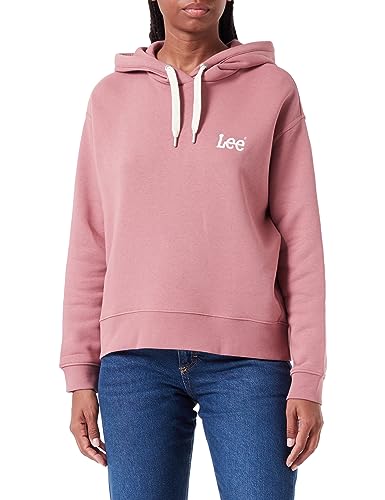 Lee Damska bluza z kapturem Essential, Dark Mauve, L