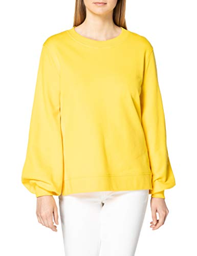 United Colors of Benetton Damski sweter z kapturem, Żółty 3N7, XS