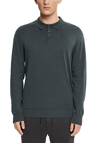 ESPRIT Collection sweter męski, 375/DARK TEAL GREEN, XXL