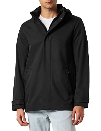 Geox Męska kurtka M ANYWECO Jacket, czarna, 46, czarny, 46