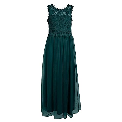 Vila Vilynnea Maxi Dress/Su-Noos sukienka maxi, Ponderosa Pine/Szczegóły: elastyczna, 36
