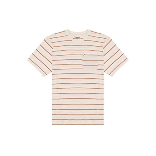 Wrangler Męski t-shirt z kieszeniami, różowy (Pale Blush), rozmiar 4XL, Pale Blush, 4XL