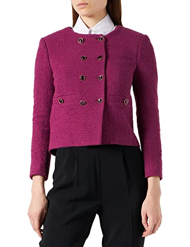 PINKO Damska kurtka Elisa Boucle, W45_Lila Magenta, 38