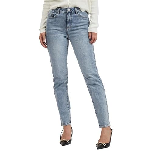Vila Vimommie Dl Hw Mom LBD-Noos dżinsy damskie, jasnoniebieski (light blue denim), 40W / 30L