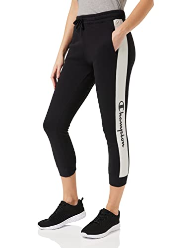 Champion Damskie spodnie treningowe z taśmą, czarny, S