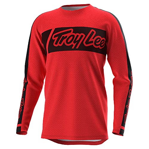 Troy Lee Designs Koszulka Motocross SE PRO Air VOX z długim rękawem Ultra wentylowana i lekka, czerwony, XL