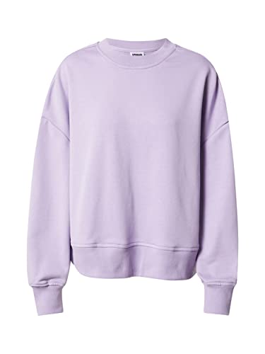 Urban Classics Damska bluza oversize z okrągłym dekoltem, fioletowa, L, fioletowy, L