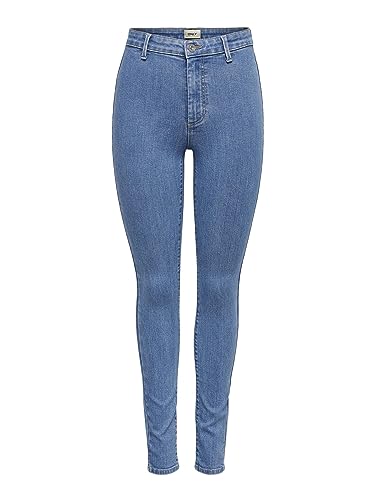 ONLY Damskie legginsy ONLBLUSH Life HW SK NOOS dżinsy, jasnoniebieski denim, 30 (XL), jasnoniebieski (light blue denim), XL