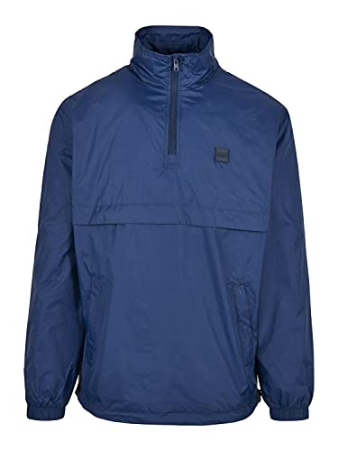 Urban Classics Stand Up Naszyjnik Pull Over Jacket Męska kurtka, Granatowy, XXL