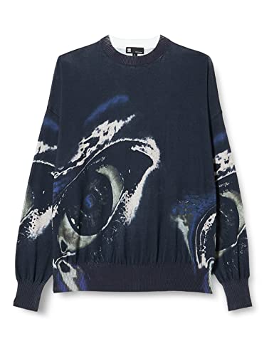 G-STAR RAW Bluza damska G-Star Knits, niebieska, L, niebieski, L