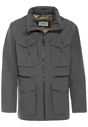 camel active Męska kurtka 420514/1O21, szary (Shadow Grey), 110, szary (shadow grey)