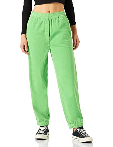 Replay Damskie spodnie swobodne, 537 Acid Green, XL