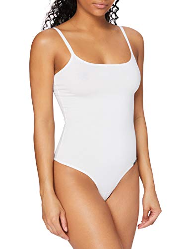 Skiny Damen stringi bawełniane body body damskie, Weiß, 36