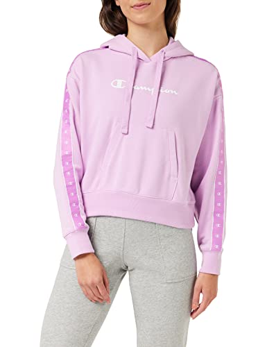 Champion Damska bluza z kapturem, Różowy liliowy, XS