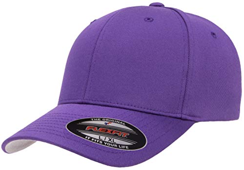 Flex fit Męska czapka Flexfit Athletic Baseball dopasowana, Fioletowy, S/M