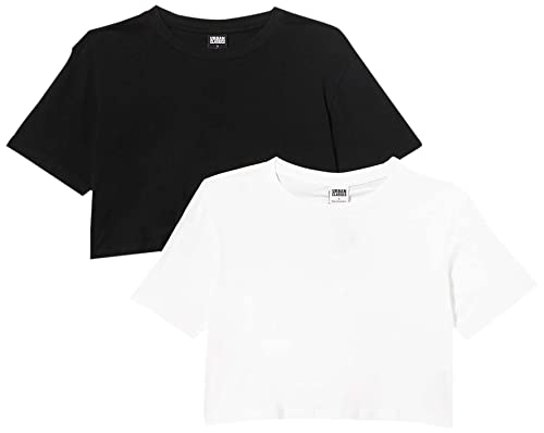 Urban Classics Koszulka damska, czarny + biały, XL