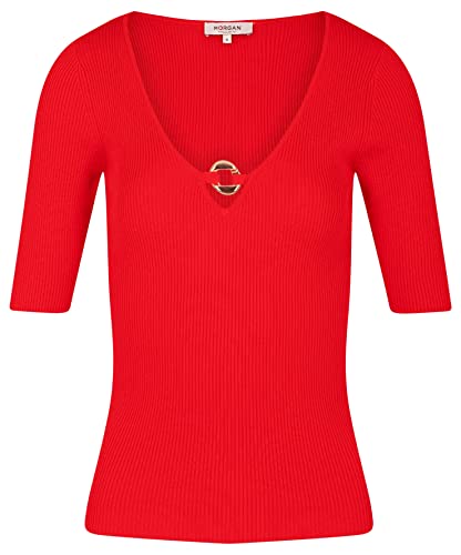 Morgan Sweter damski, szkarłatny, S