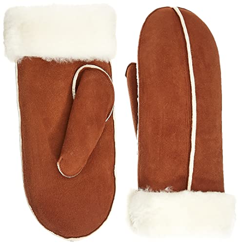 BOSS Damskie rękawiczki Gashearli, średni brąz 219, 6,5