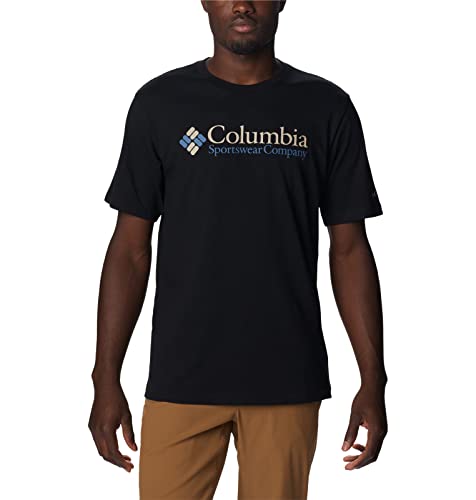 Columbia Męska koszula CSC Basic Logo Short Sleeve, czarny/Csc logo retro, 3X Wysokość