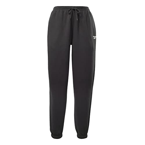 Reebok Damskie spodnie dresowe z polaru Identity, Czarny, M